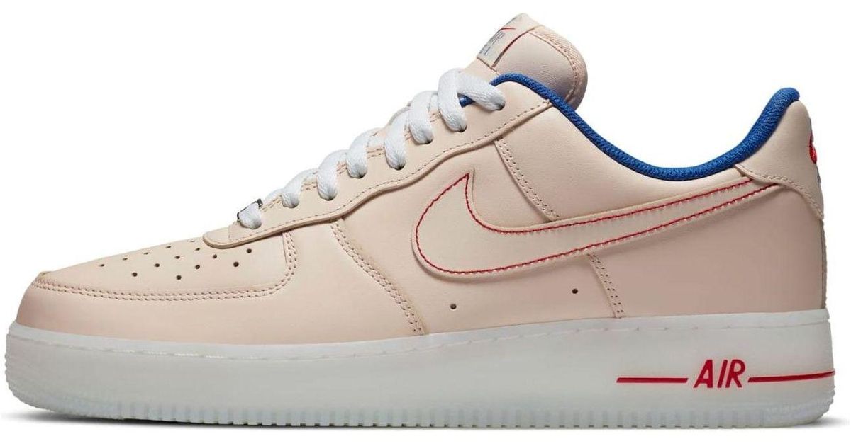 nike air force 1 low white red blue