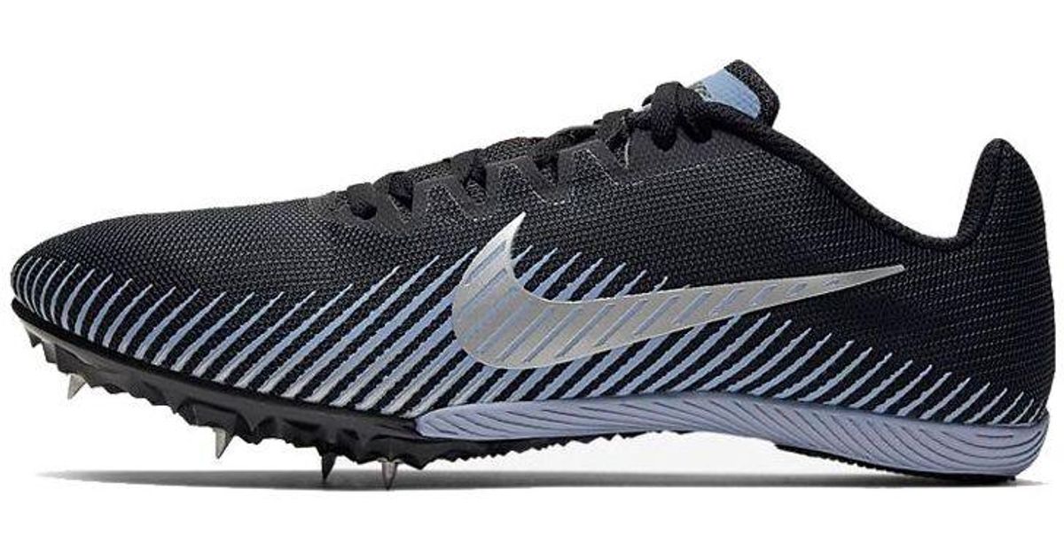 nike zoom rival d 10 running spikes black indigo fog