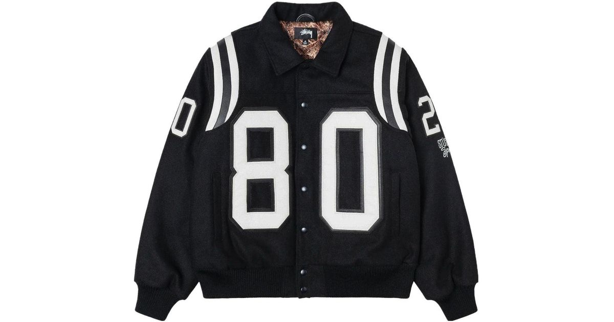 stussy-black-80-Wool-Varsity- 