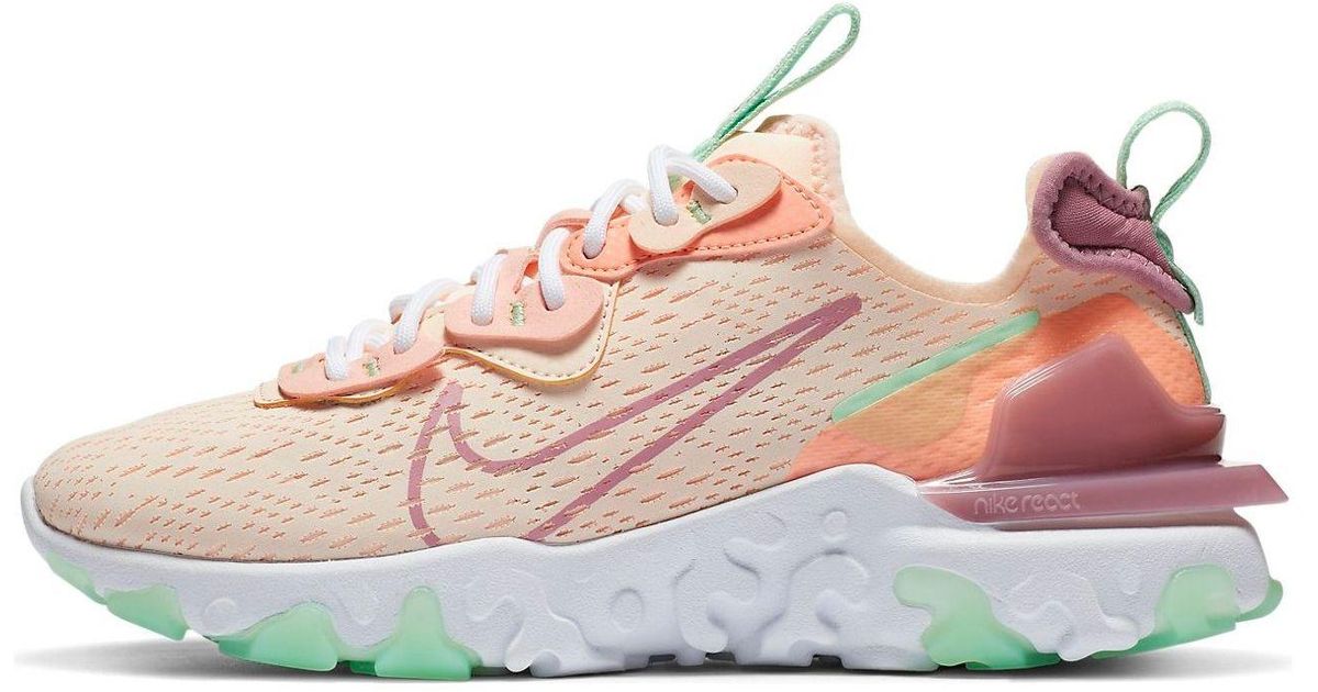 nike react vision barely volt pink
