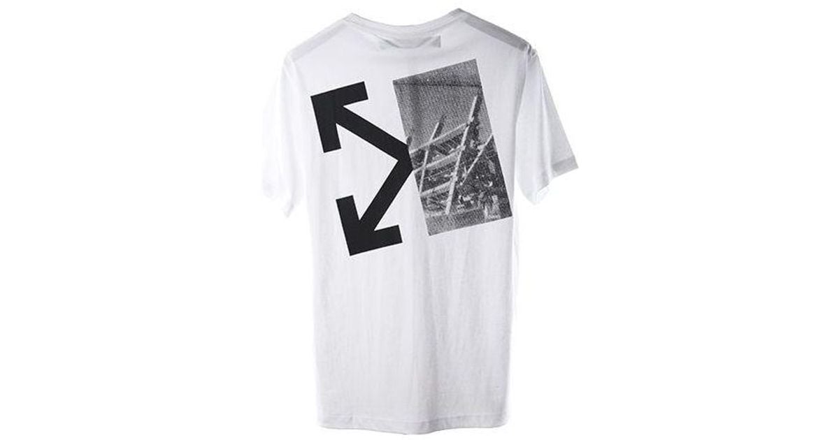 Off-White c/o Virgil Abloh Splitted Arrows T-shirt in Grey for Men
