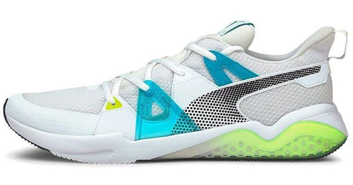 PUMA Cell Fraction Fade Running Shoes White/blue/green for Men | Lyst