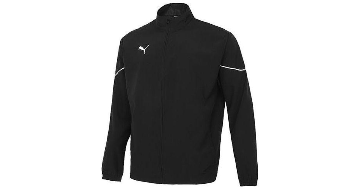 Puma Team Rise PUMA Team Rise Sideline Jacket in Black for Men | Lyst