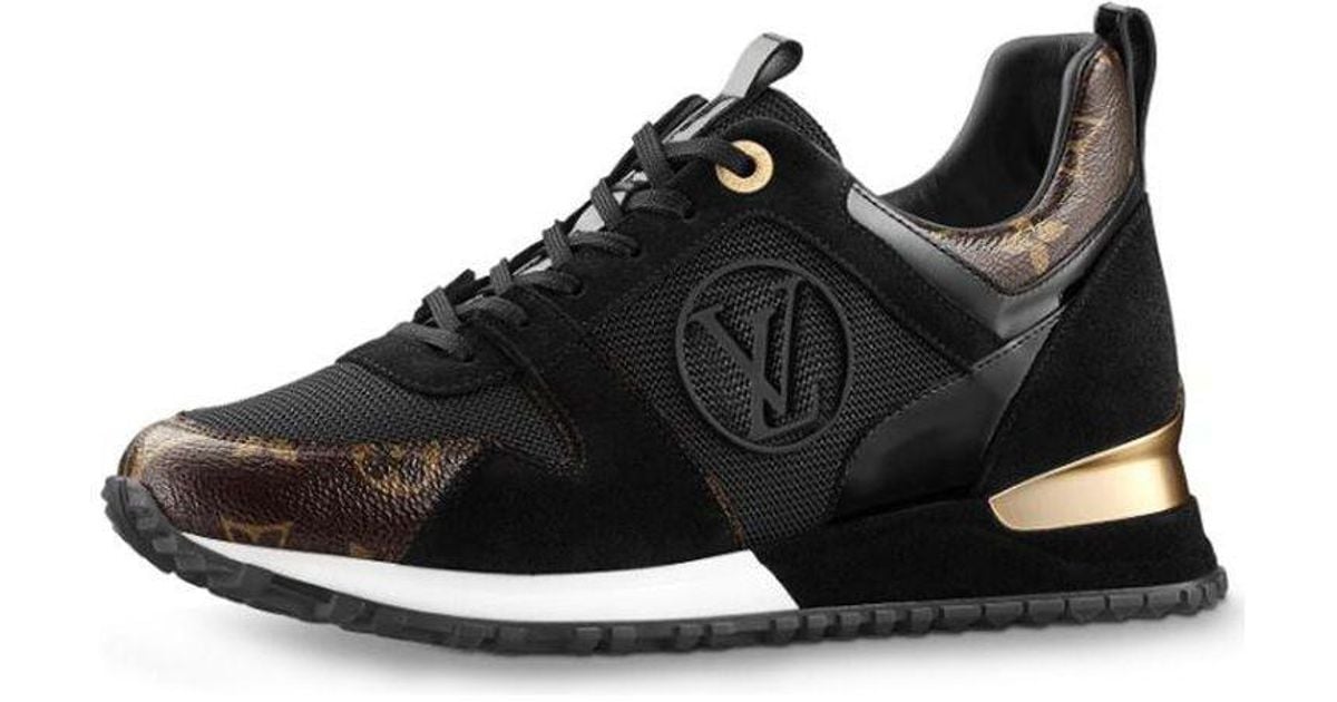 Louis Vuitton Lv Run Away Sports Shoes in Black