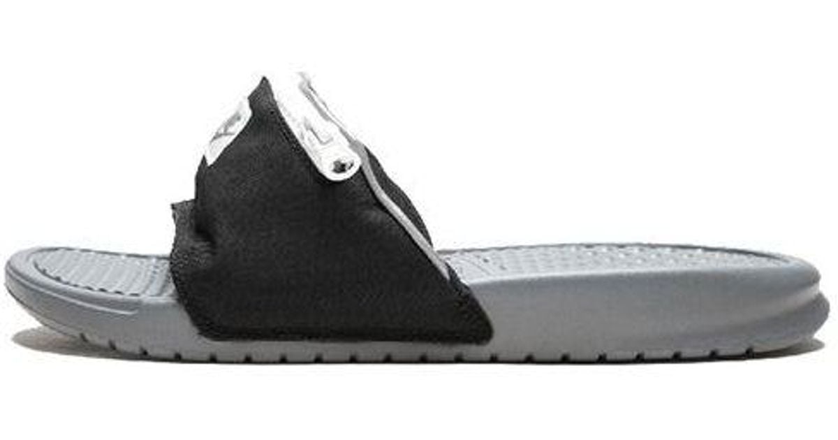 Nike Benassi Jdi Slide in Black for Men | Lyst