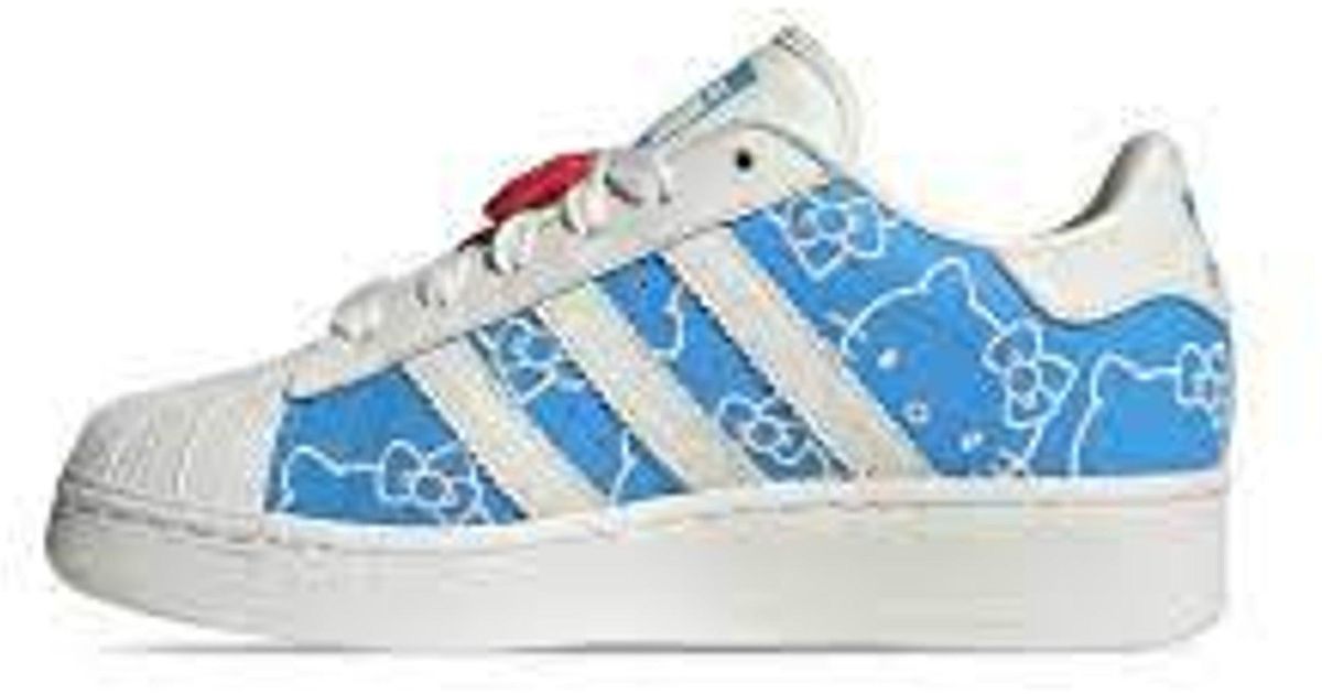 adidas (Wmns) X Hello Kitty Superstar Xlg in Blue | Lyst