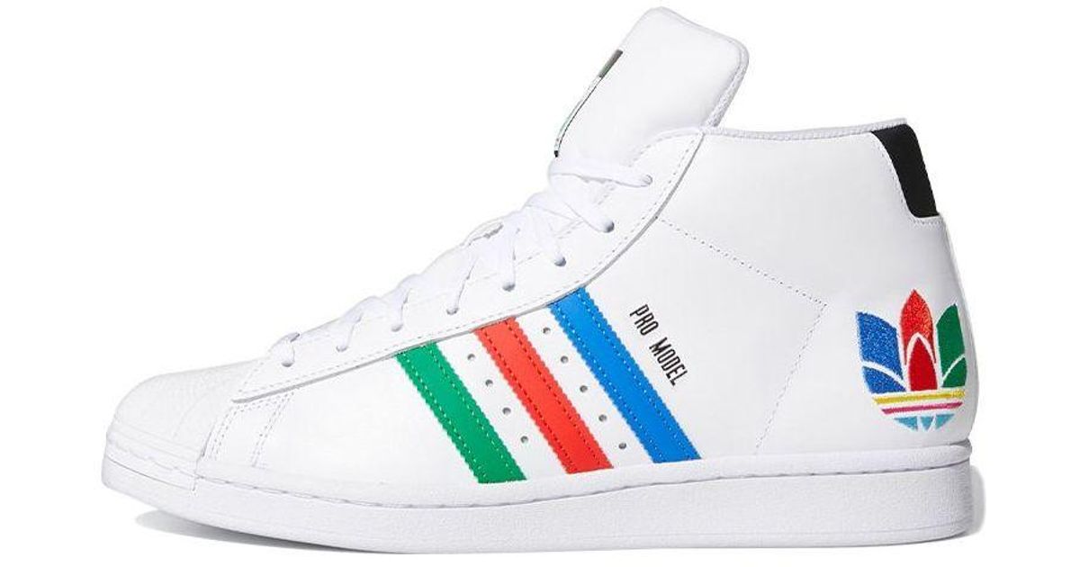 adidas Pro Model in White for Men Lyst
