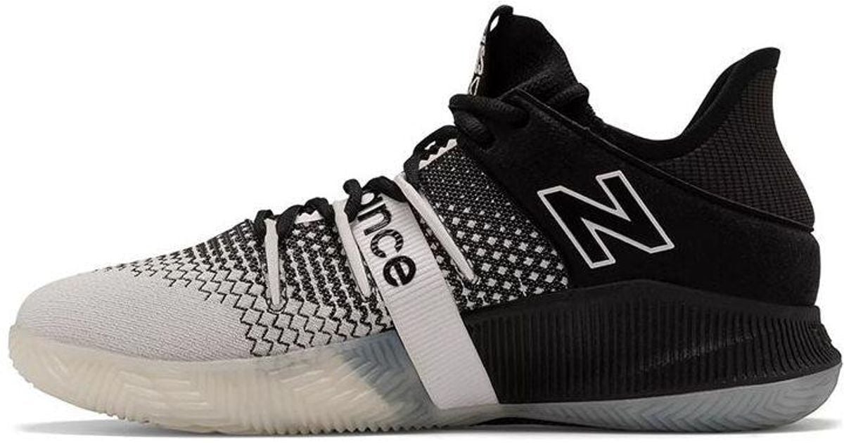 new balance black and white basketball shoes