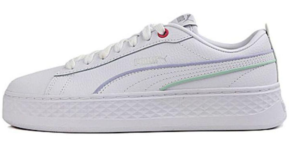 puma smash platform frill