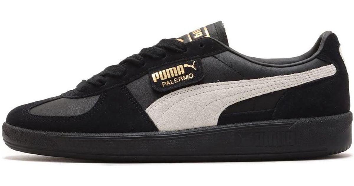 PUMA PALERMO ATMOS ブラック 27cm PUMA PALERMO ATMOS PUMA BLACK-PUMA WHITE-PUMA G（プーマ パレルモ
