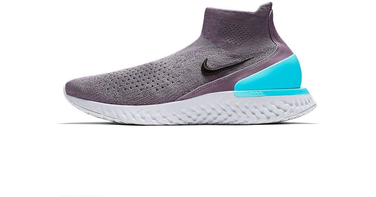 rise react flyknit sneakers