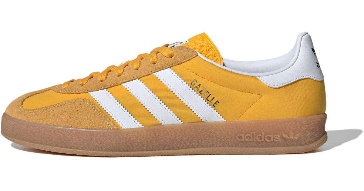 adidas Gazelle Indoor 'Crew Gum' in Yellow for Men | Lyst UK