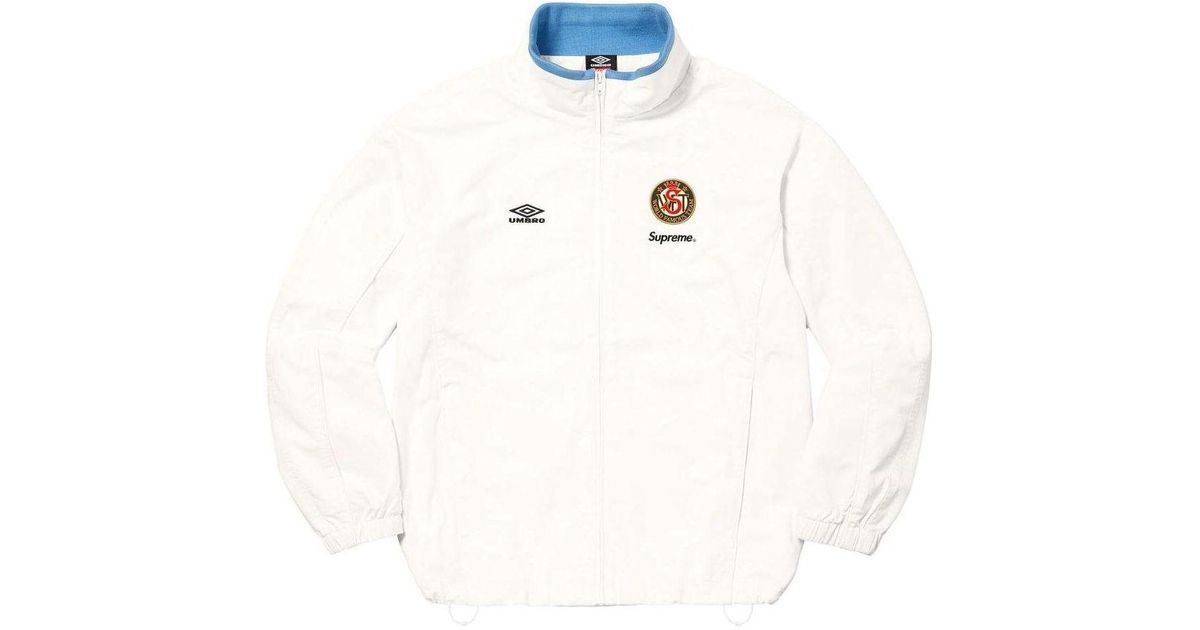 W*R様 Supreme/Umbro Cotton Track Jacket M Supreme X Umbro Cotton Ripstop Track Jacket in White for Men | Lyst UK
