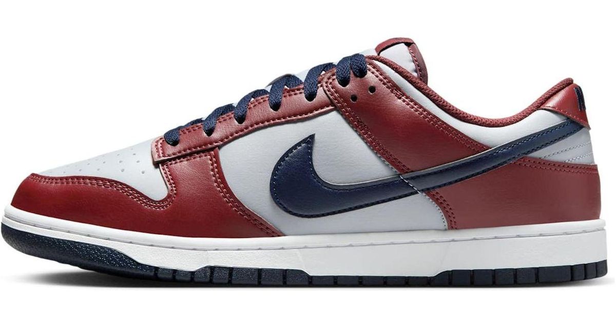 Nike Dunk Low Retro 'Wolf Obsidian Dark Team' in Red for Men | Lyst UK