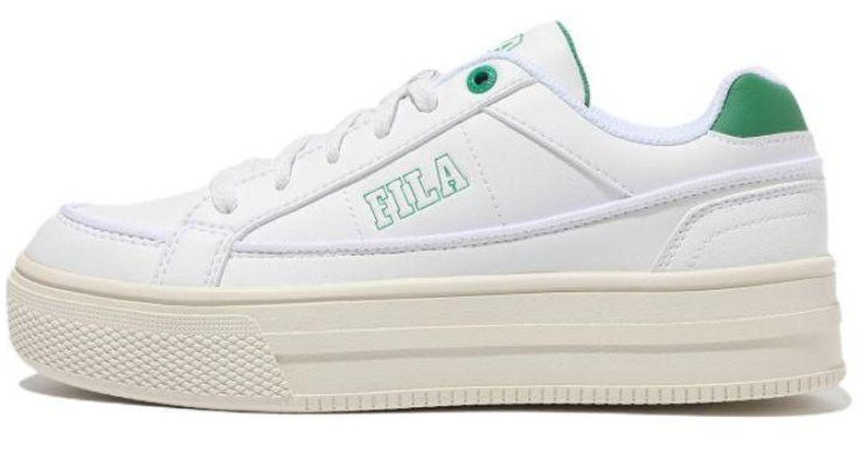 Fila Low-top Sneakers White/green | Lyst