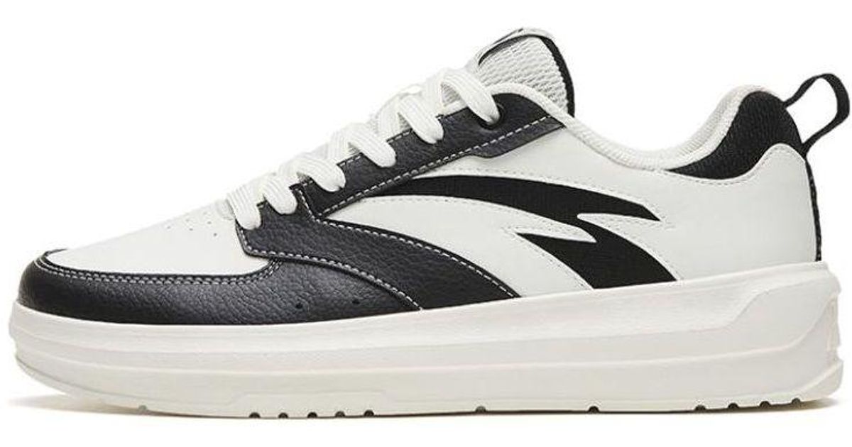 Anta Skate Shoes 'white Black' Lyst
