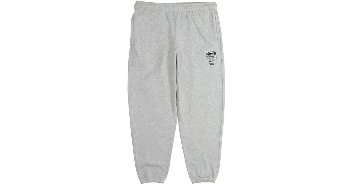 Stussy X Nike Nrg Zr Fleece Pants 'Heather' in Grey for Men | Lyst UK