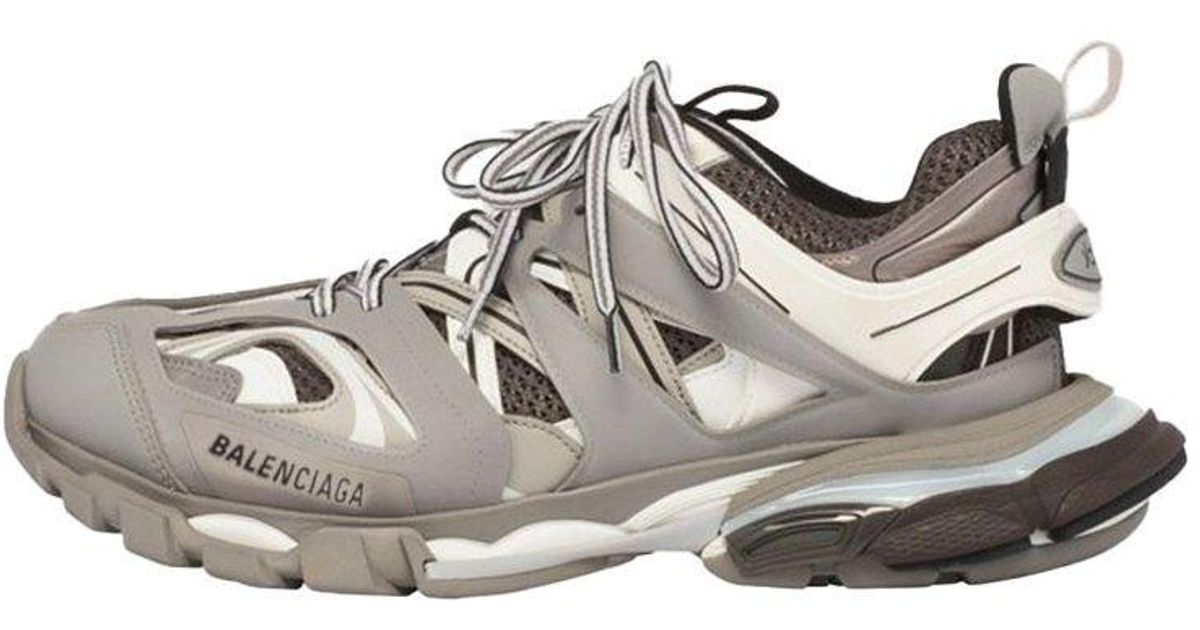 Balenciaga Track Led Daddy Shoes Grey/white in Gray | Lyst