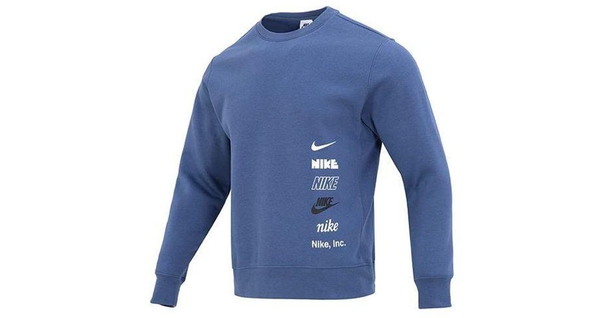 nike crew neck hoodie