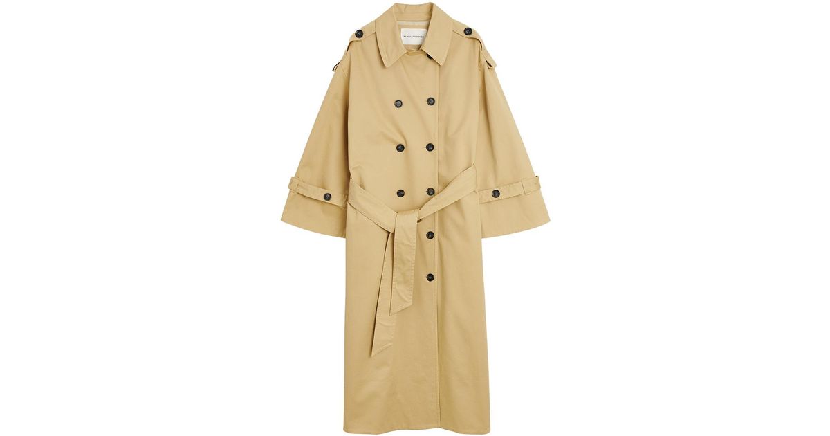 By Malene Birger Alanis Trench Coat in Natural | Lyst