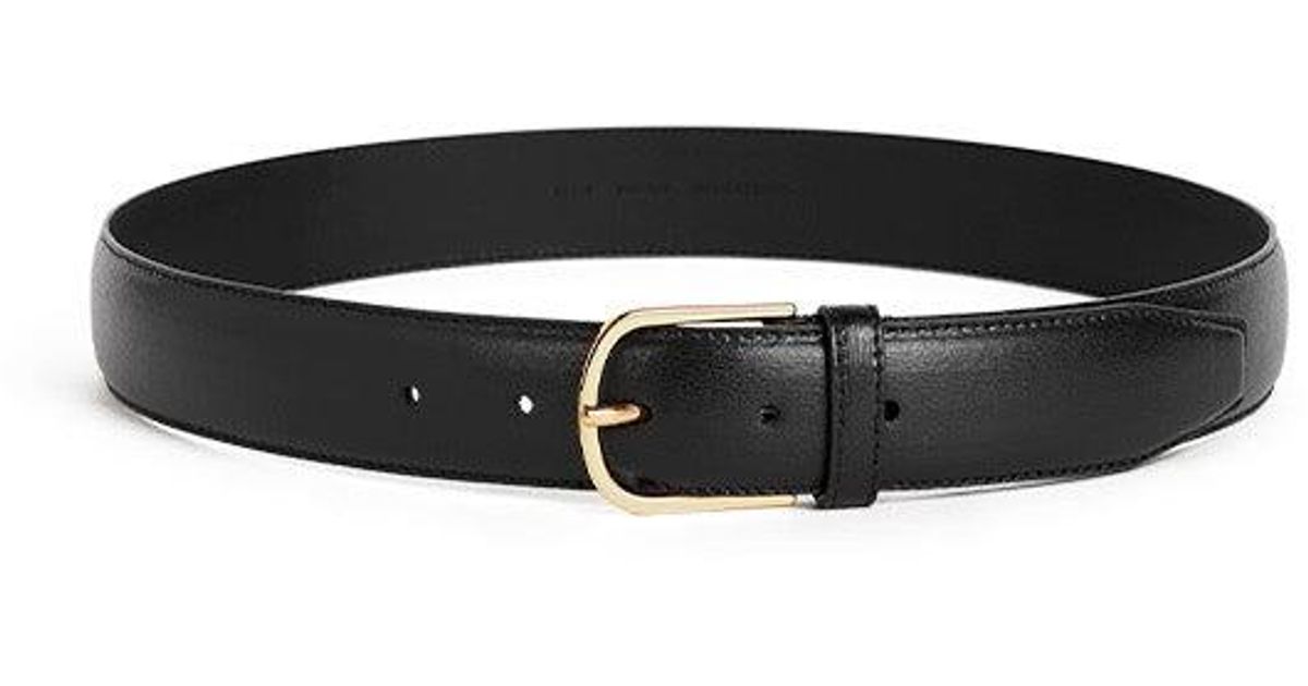 Totême Bold Trouser Belt in Black Lyst