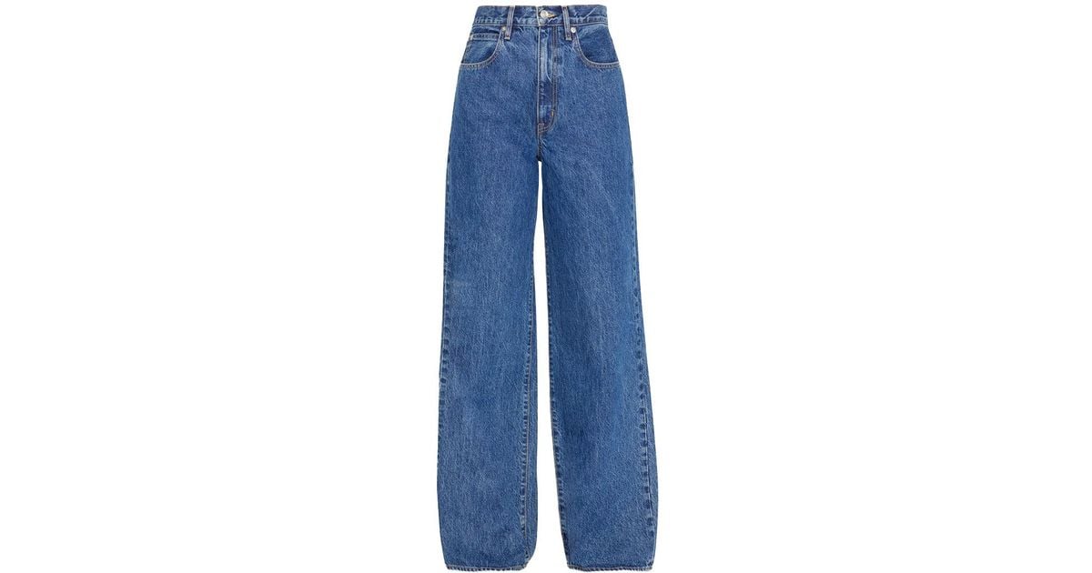 SLVRLAKE Denim Eva Twisted Seam Jeans in Blue | Lyst