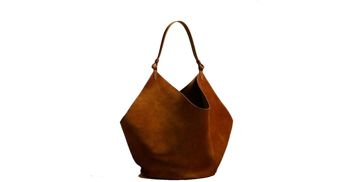 khaite lotus tote