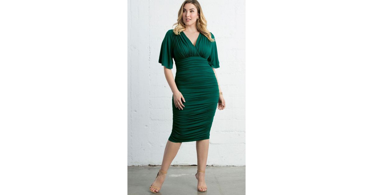 kiyonna rumor ruched dress