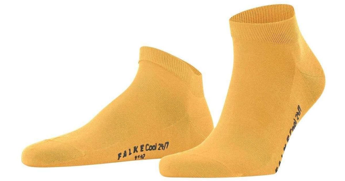 Eik parlement Zin FALKE Cool 24/7 Sneaker Socks in Orange for Men | Lyst