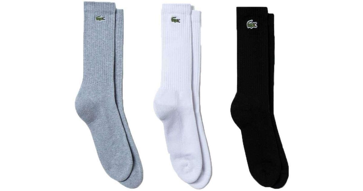 Lacoste fit sock white Outlet