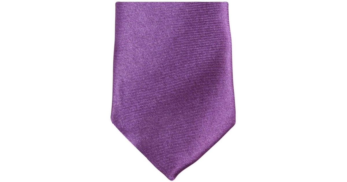 Knightsbridge Neckwear Synthetic Skinny Polyester Tie in Purple for Men Mens Accessories Ties 