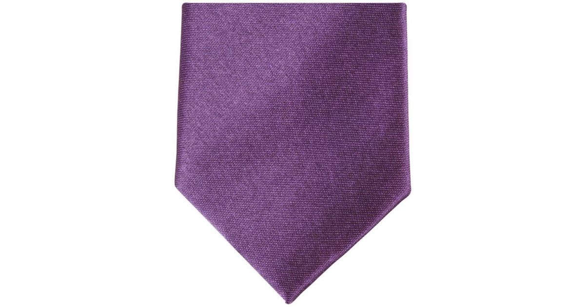 Mens Accessories Ties Knightsbridge Neckwear Synthetic Regular Polyester Tie in Deep Purple Purple for Men 