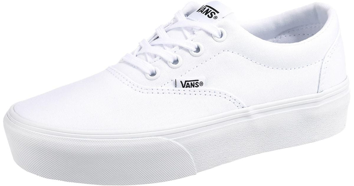 Vans Doheny Platform Sneakers Low Weiß in Weiß | Lyst DE
