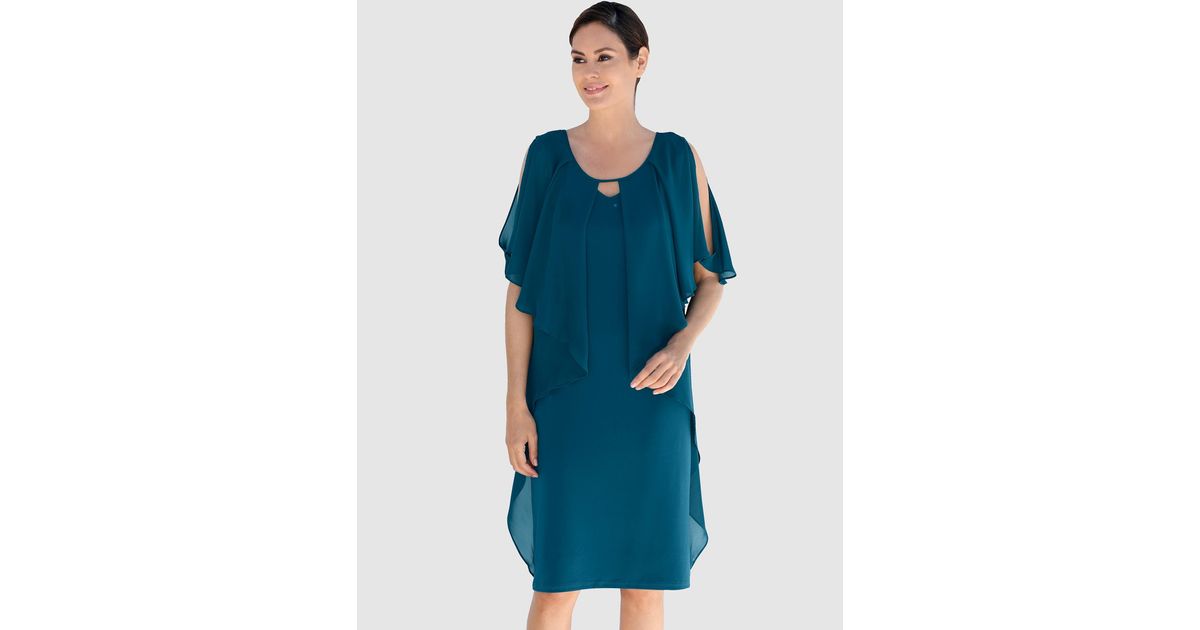 KLiNGEL Chiffon Kleid in Blau | Lyst DE