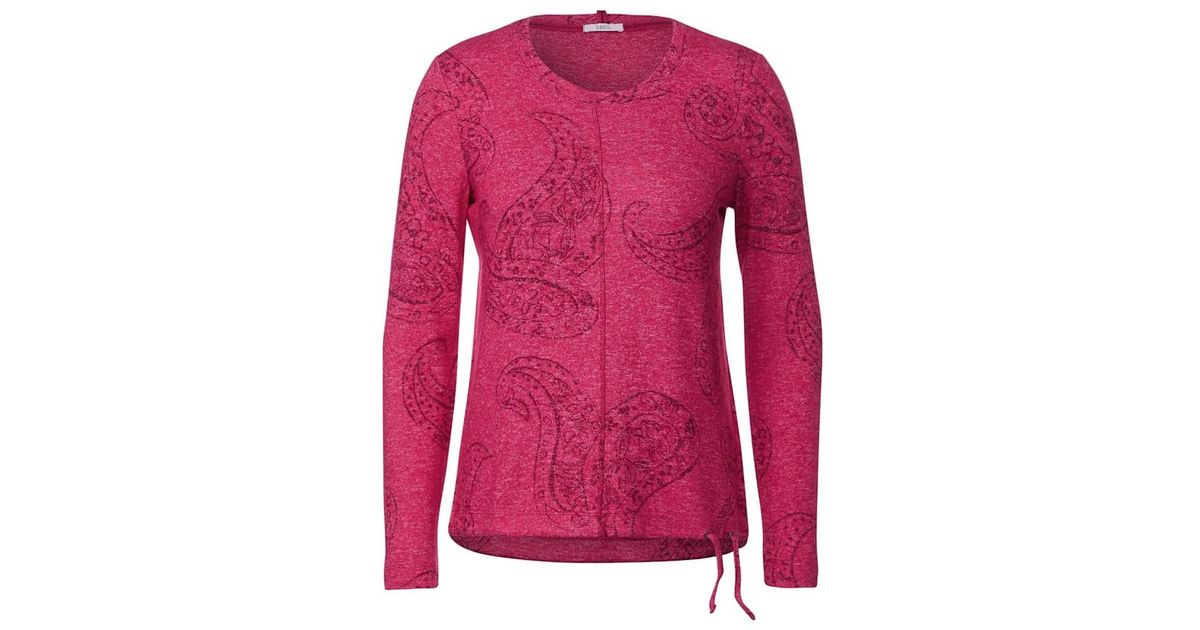 Cecil Cosy Paisley Print Shirt in Pink | Lyst DE