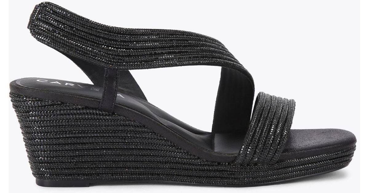kurt geiger carvela black heels