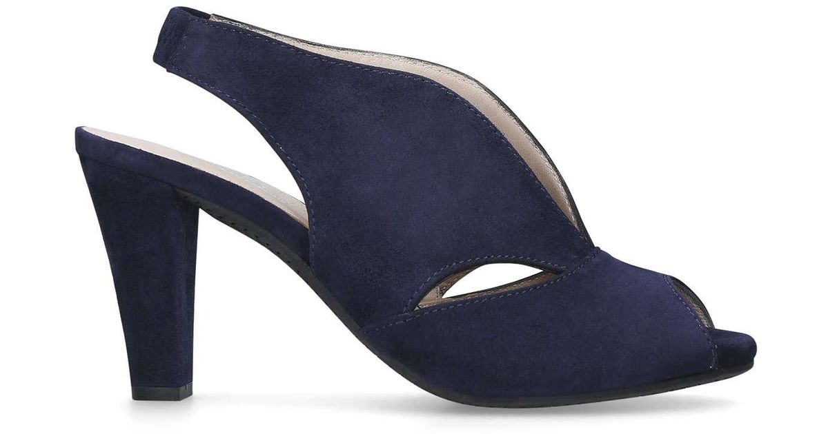 Carvela Kurt Geiger Navy 'arabella' Court Shoes in Blue | Lyst UK
