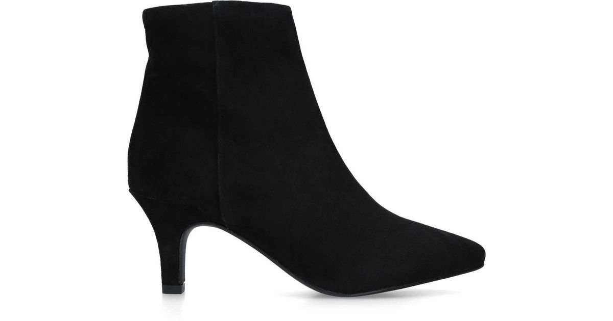 Carvela Kurt Geiger Romy Suede Ankle Boots in Black Lyst