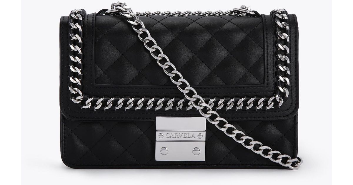 Carvela Kurt Geiger Women's Bag Quilted Bailey in Black Lyst UK
