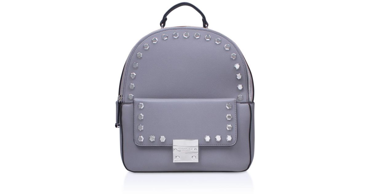 carvela backpack grey