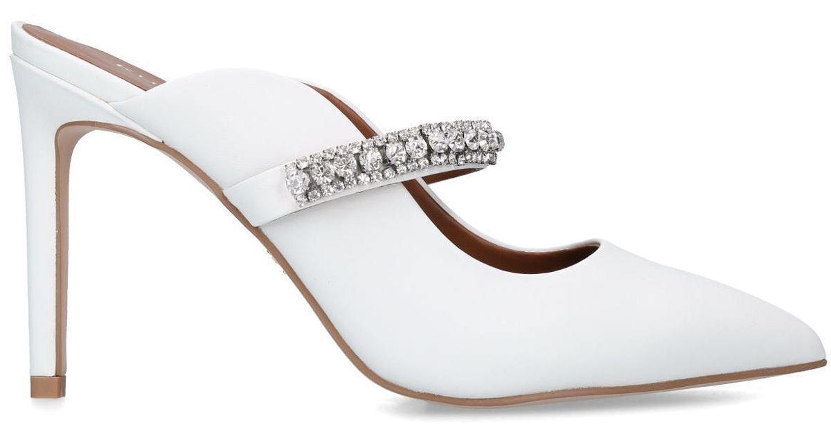 Kurt Geiger Leather Duke in White 
