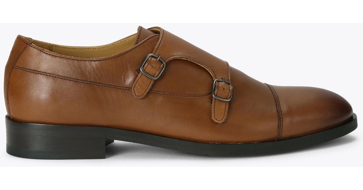 Kurt Geiger Kurt Geiger Formals Brown Leather Hunter For Men Lyst 