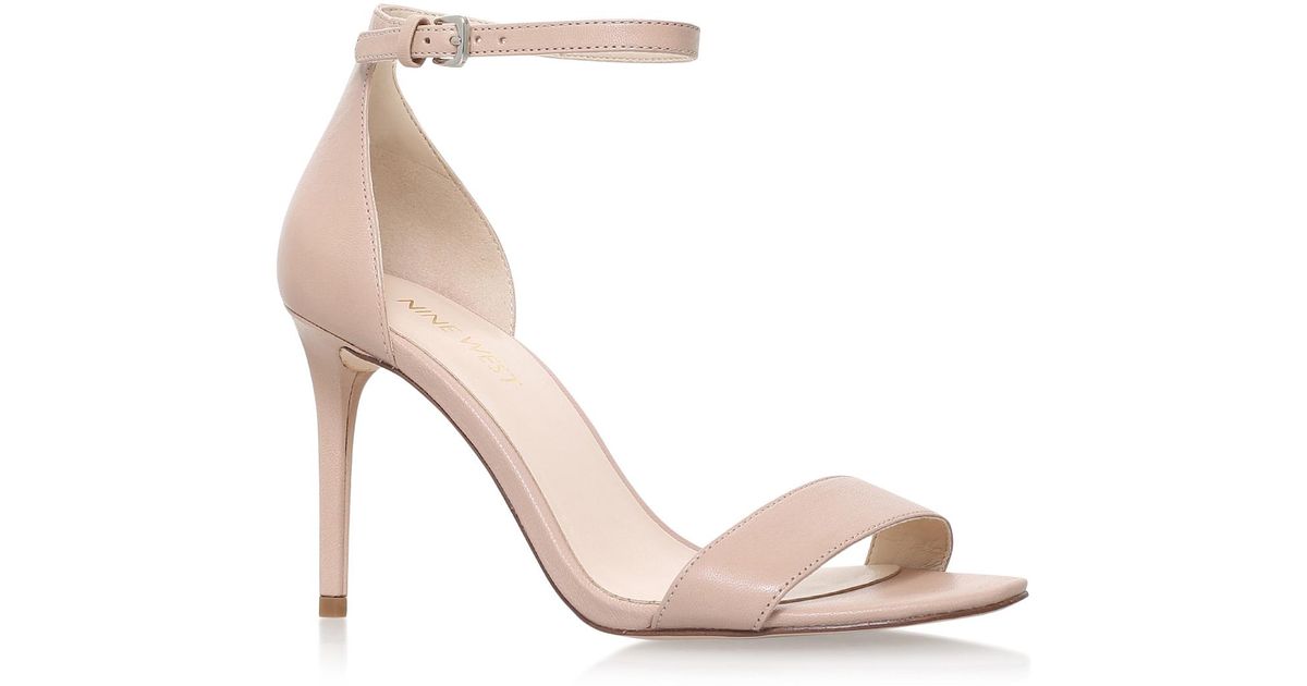 nine west nude shoes