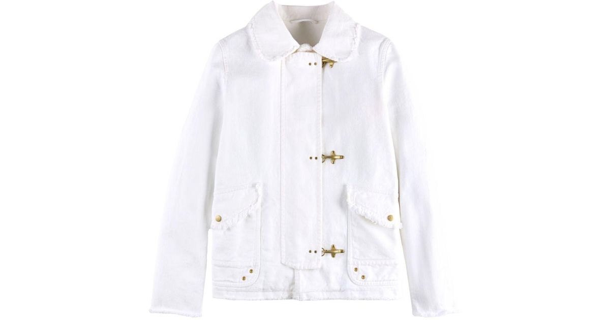 Fay Mini Spring Summer Jacket For in White | Lyst