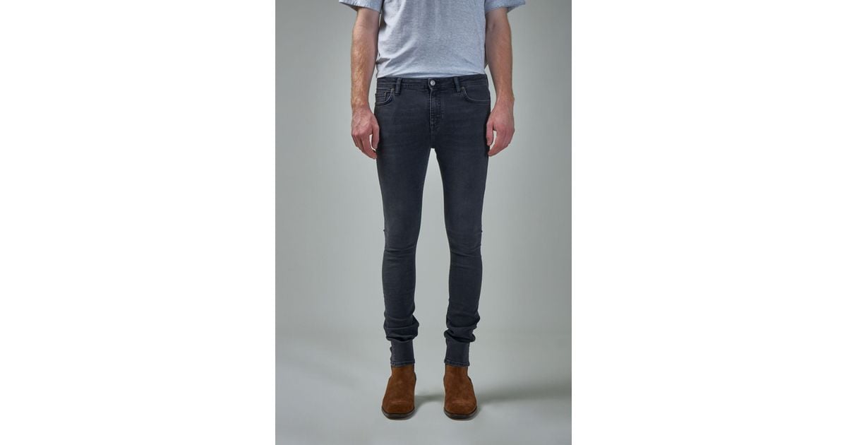 Acne Studios Climb Used Jeans in Black for Men Lyst UK