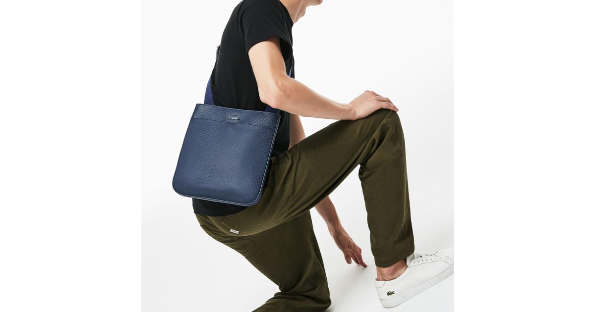 lacoste leather bag