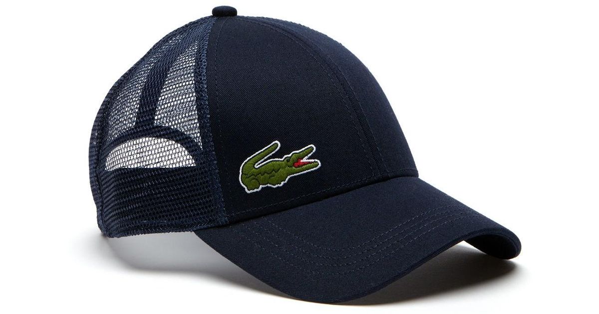 lacoste mesh cap