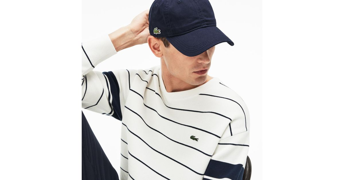 lacoste gabardine cap