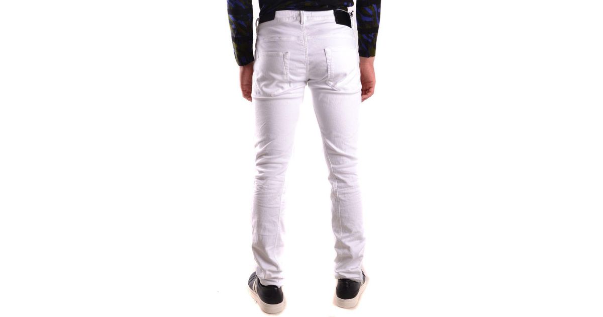 DIESEL Black Gold Jeans Color: Sky Material: 90% 8% Polyester 2& Elastan in White for Men | Lyst
