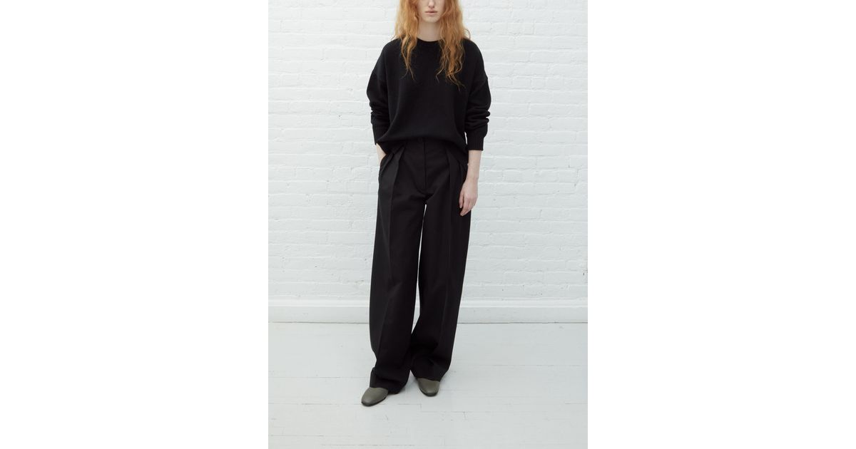 THE ROW Essentials Igor crepe straight-leg pants